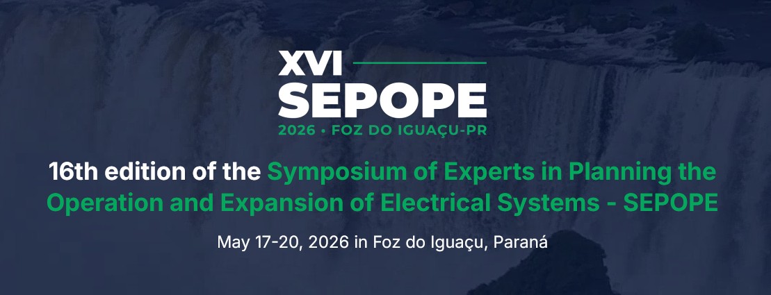 16th edition of the Symposium of Experts in Planning the Operation and Expansion of Electrical Systems - SEPOPE