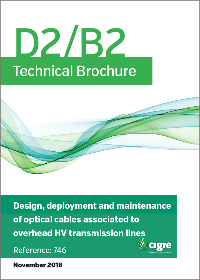 Design, deployment and maintenance of optical cables associated to overhead transmission lines