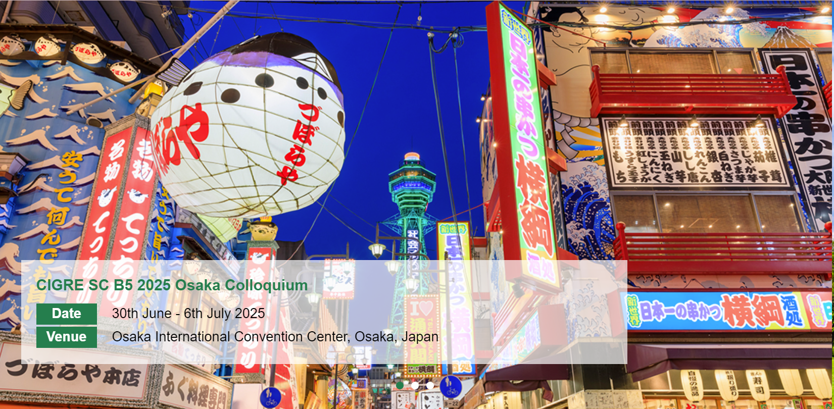 CIGRE SC B5 2025 Osaka Colloquium